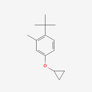 1-Tert-butyl-4-cyclopropoxy-2-methylbenzene