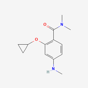 2-Cyclopropoxy-N,N-dimethyl-4-(methylamino)benzamide