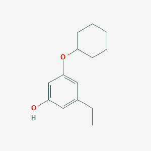 3-(Cyclohexyloxy)-5-ethylphenol