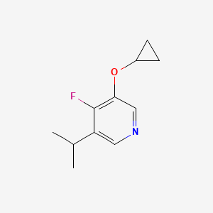 3-Cyclopropoxy-4-fluoro-5-isopropylpyridine