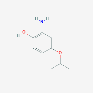 molecular formula C9H13NO2 B14833483 2-Amino-4-isopropoxyphenol 