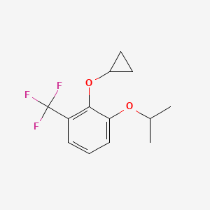 2-Cyclopropoxy-1-isopropoxy-3-(trifluoromethyl)benzene