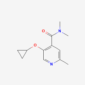 5-Cyclopropoxy-N,N,2-trimethylisonicotinamide