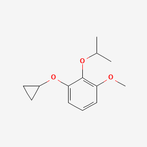 1-Cyclopropoxy-2-isopropoxy-3-methoxybenzene