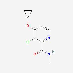 3-Chloro-4-cyclopropoxy-N-methylpicolinamide