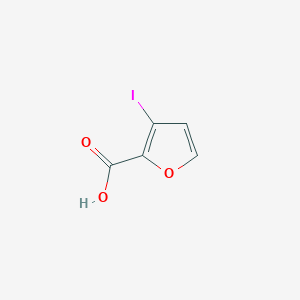 molecular formula C5H3IO3 B14833540 3-Iodo-2-furoic acid 