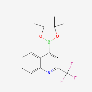 2-Trifluoromethylquinoline 4-boronic acid pinacol ester