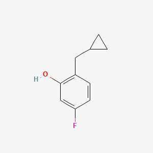 2-(Cyclopropylmethyl)-5-fluorophenol