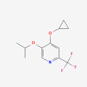 4-Cyclopropoxy-5-isopropoxy-2-(trifluoromethyl)pyridine