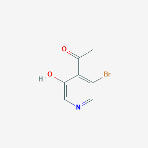 1-(3-Bromo-5-hydroxypyridin-4-YL)ethanone