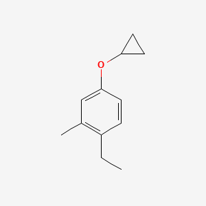 4-Cyclopropoxy-1-ethyl-2-methylbenzene