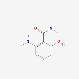 molecular formula C10H14N2O2 B14833800 2-Hydroxy-N,N-dimethyl-6-(methylamino)benzamide 