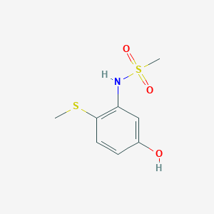 N-(5-Hydroxy-2-(methylthio)phenyl)methanesulfonamide