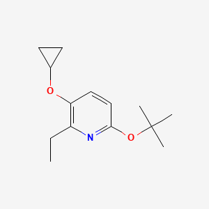 6-Tert-butoxy-3-cyclopropoxy-2-ethylpyridine