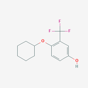 4-(Cyclohexyloxy)-3-(trifluoromethyl)phenol