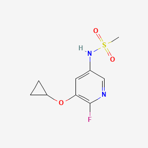 N-(5-Cyclopropoxy-6-fluoropyridin-3-YL)methanesulfonamide