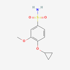 4-Cyclopropoxy-3-methoxybenzenesulfonamide