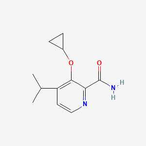 3-Cyclopropoxy-4-isopropylpicolinamide