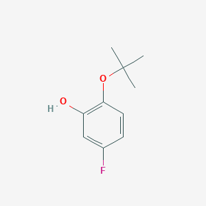 molecular formula C10H13FO2 B14834014 2-(Tert-butoxy)-5-fluorophenol 