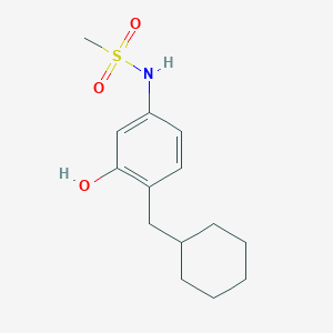 N-(4-(Cyclohexylmethyl)-3-hydroxyphenyl)methanesulfonamide