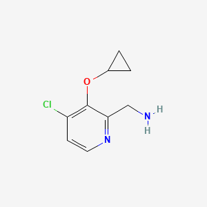 (4-Chloro-3-cyclopropoxypyridin-2-YL)methanamine