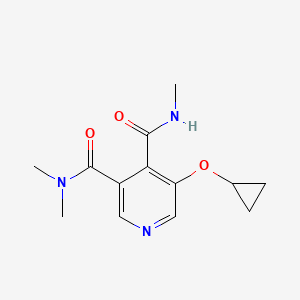 5-Cyclopropoxy-N3,N3,N4-trimethylpyridine-3,4-dicarboxamide