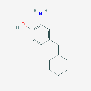 2-Amino-4-(cyclohexylmethyl)phenol