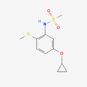 N-(5-Cyclopropoxy-2-(methylthio)phenyl)methanesulfonamide