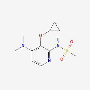 N-(3-Cyclopropoxy-4-(dimethylamino)pyridin-2-YL)methanesulfonamide