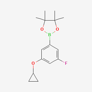 2-(3-Cyclopropoxy-5-fluorophenyl)-4,4,5,5-tetramethyl-1,3,2-dioxaborolane