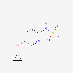 N-(3-Tert-butyl-5-cyclopropoxypyridin-2-YL)methanesulfonamide