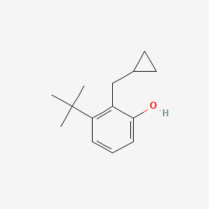 3-Tert-butyl-2-(cyclopropylmethyl)phenol