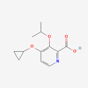 4-Cyclopropoxy-3-isopropoxypicolinic acid