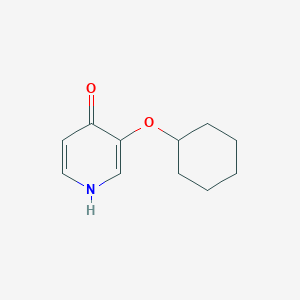 3-(Cyclohexyloxy)pyridin-4-OL