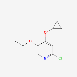 2-Chloro-4-cyclopropoxy-5-isopropoxypyridine