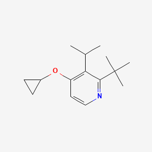 2-Tert-butyl-4-cyclopropoxy-3-isopropylpyridine