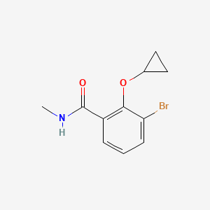 3-Bromo-2-cyclopropoxy-N-methylbenzamide