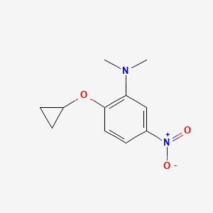 2-Cyclopropoxy-N,N-dimethyl-5-nitroaniline