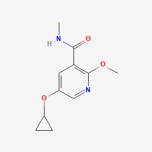 5-Cyclopropoxy-2-methoxy-N-methylnicotinamide