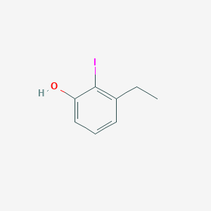 molecular formula C8H9IO B14834389 3-Ethyl-2-iodophenol 