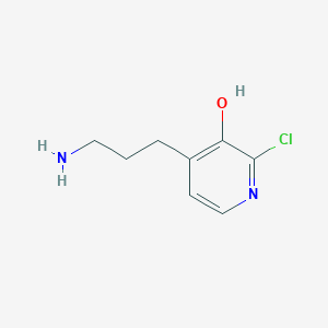 4-(3-Aminopropyl)-2-chloropyridin-3-OL