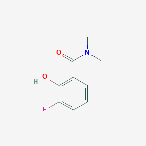 molecular formula C9H10FNO2 B14834410 3-Fluoro-2-hydroxy-N,N-dimethylbenzamide 