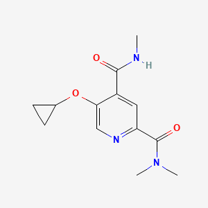 5-Cyclopropoxy-N2,N2,N4-trimethylpyridine-2,4-dicarboxamide