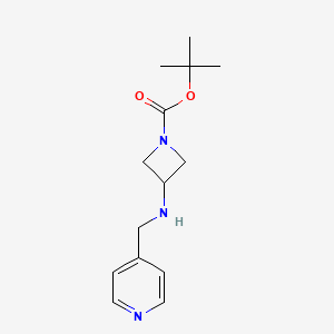 molecular formula C14H21N3O2 B14834442 1-Boc-3-[(pyridin-4-ylmethyl)-amino]-azetidine CAS No. 887580-75-8