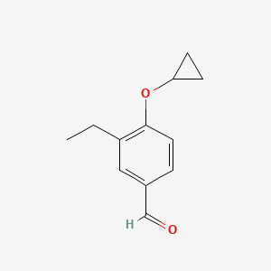 4-Cyclopropoxy-3-ethylbenzaldehyde