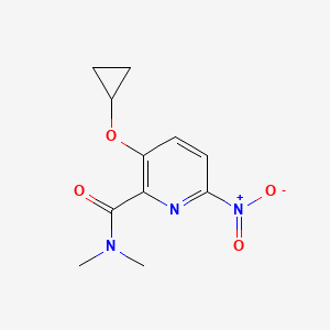 3-Cyclopropoxy-N,N-dimethyl-6-nitropicolinamide