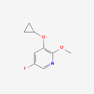 3-Cyclopropoxy-5-fluoro-2-methoxypyridine