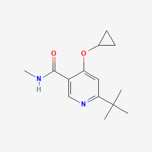 6-Tert-butyl-4-cyclopropoxy-N-methylnicotinamide