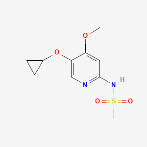 N-(5-Cyclopropoxy-4-methoxypyridin-2-YL)methanesulfonamide