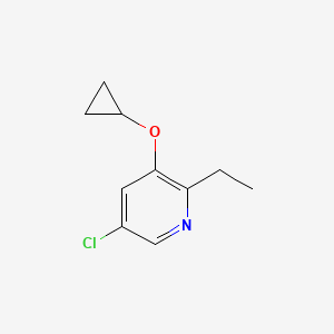 5-Chloro-3-cyclopropoxy-2-ethylpyridine